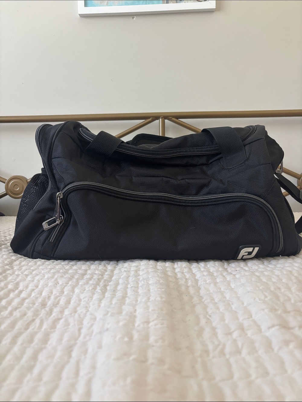 FootJoy Black Duffel Bag